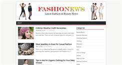 Desktop Screenshot of fashionews.com